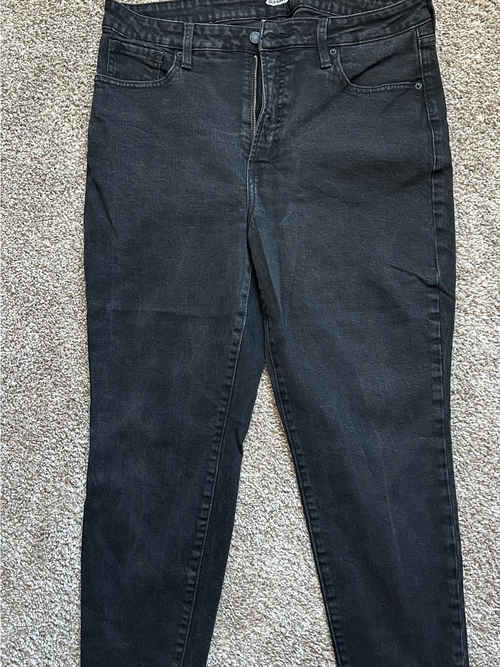 Old Navy Black Straight Leg Jeans